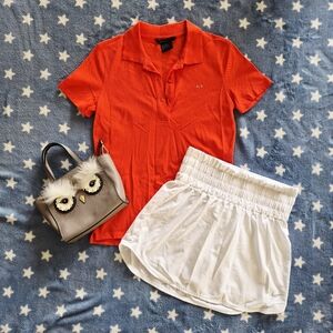A/X Armani Exchange Red Polo Shirt